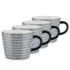 Tasses ORNAMENTS (lot De 4) -Produits Menagers 1000331517 220215 010 IMAGE P000000001000331517