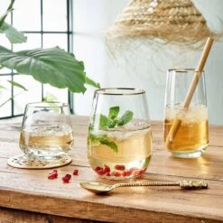 Verres TOUCH OF GOLD (lot De 6) -Produits Menagers 1000333348 220218 024 MOOD DETAILS P000000001000333348 mood