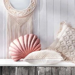 Coussin Macrame Zickzack -Produits Menagers 1000336740 220222 022 MOOD DETAILS P000000001000336740 mood