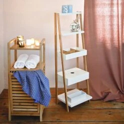 Étagère Avec Panier à Linge BIG BAMBOO 15 Étagère Avec Panier à Linge BIG BAMBOO -Produits Menagers 1000337919 220301 021 MOOD DETAILS P000000001000337919 mood