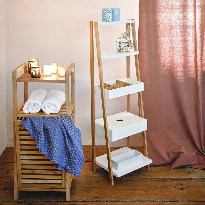 Étagère Avec Panier à Linge BIG BAMBOO 5 Étagère Avec Panier à Linge BIG BAMBOO – Image 3