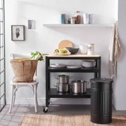 Poubelle Oskar ZINC -Produits Menagers 1000338034 220301 023 MOOD DETAILS P000000001000338034 mood