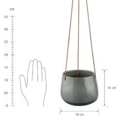 Pot De Fleur à Suspendre POTTERY 7 Pot De Fleur à Suspendre POTTERY -Produits Menagers 1000341424 220317 040 DETAILS P000000001000341424