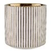Pot De Fleur Rayures GOLDIE