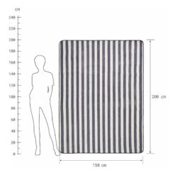 Nappe Pique-nique WANDERLUST Rayures I -Produits Menagers 1000343703 220401 500 SKETCH DETAILS P000000001000343703 sketch