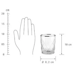 Verres UPSCALE (lot De 6) -Produits Menagers 1000365049 220721 500 SKETCH DETAILS P000000001000365049 sketch