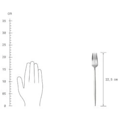 Couverts STILETTO (4 éléments) -Produits Menagers 1000365101 231019 500 SKETCH DETAILS P000000001000365101 sketch