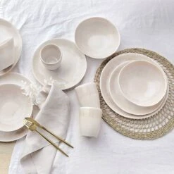 Assiettes Plates ATLANTIS - Lot De 4 -Produits Menagers 1000386145 230601 021 MOOD DETAILS P000000001000386145 mood