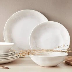 Assiettes Plates ATLANTIS - Lot De 4 -Produits Menagers 1000386145 230601 023 MOOD DETAILS P000000001000386145 mood