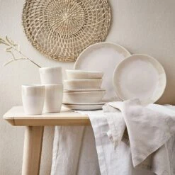 Assiettes Plates ATLANTIS - Lot De 4 -Produits Menagers 1000386145 230601 025 MOOD DETAILS P000000001000386145 mood