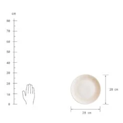 Assiettes Plates ATLANTIS - Lot De 4 -Produits Menagers 1000386145 230601 500 SKETCH DETAILS P000000001000386145 sketch