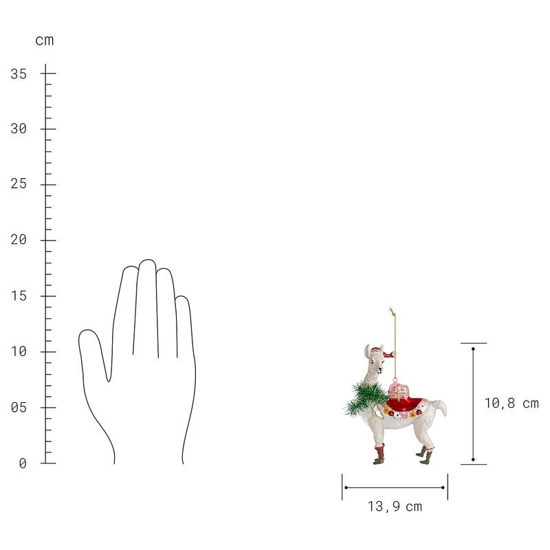 Décoration De Noël HANG ON Alpaga 6 Décoration De Noël HANG ON Alpaga – Image 4